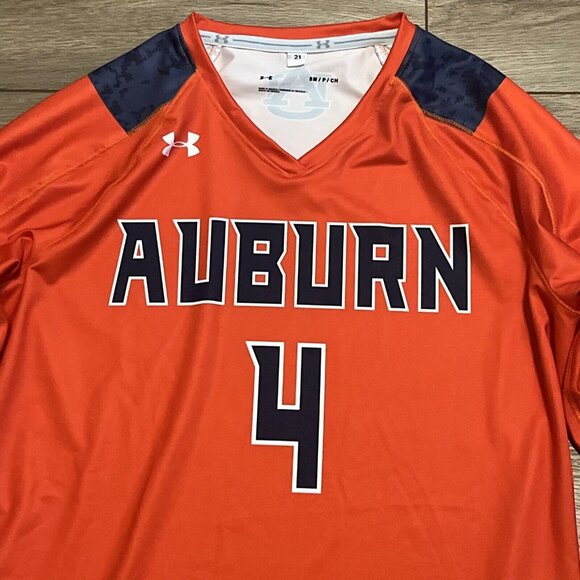 Women's Under Armour Auburn Tigers Volleyball Jersey SZ Small Orange UJVJG4W - Picture 3 of 11